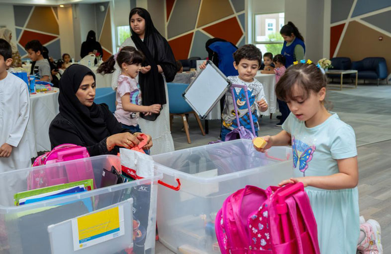 مؤسسة التنمية الأسرية تطلق مبادرة الحقيبة المدرسية بالتعاون مع الهلال الأحمر