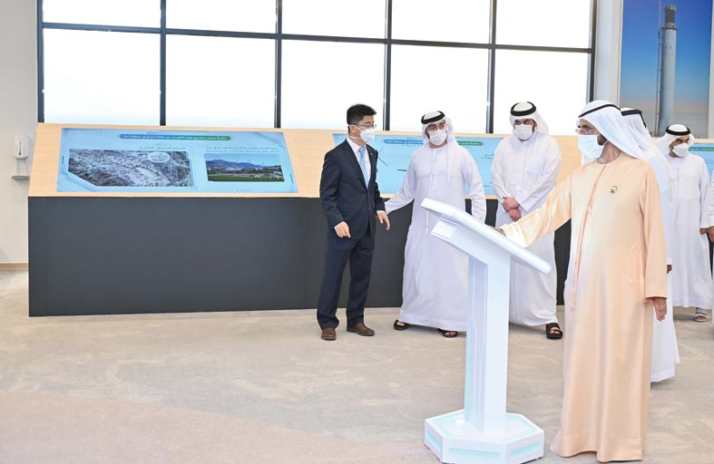 محمد بن راشد يطلق مشروعاً لدراسة توليد الكهرباء من طاقة الرياح في منطقة حتا