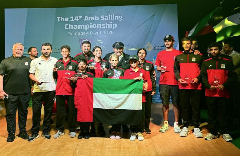 منتخب الشراع الحديث يحرز 10 ميداليات في البطولة العربية بمصر