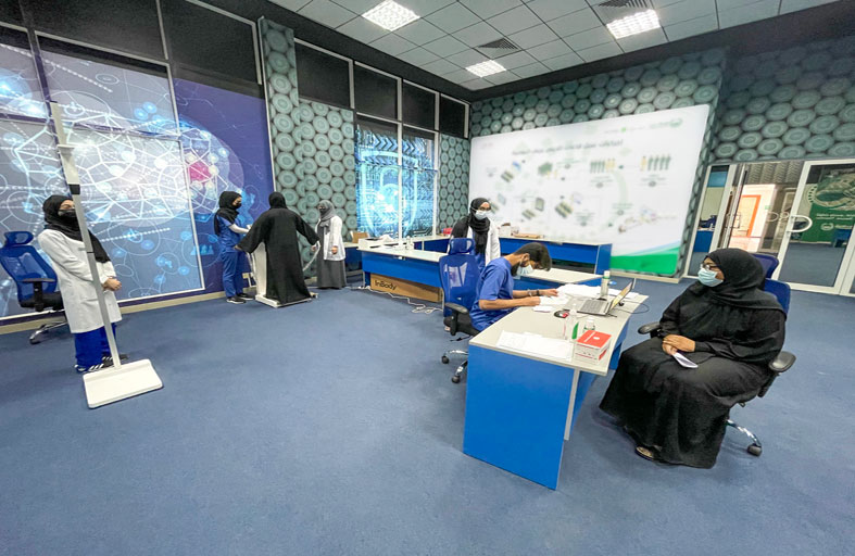 حملة «المسح الميداني» تجري 230 فحصاً في مركز شرطة القصيص 