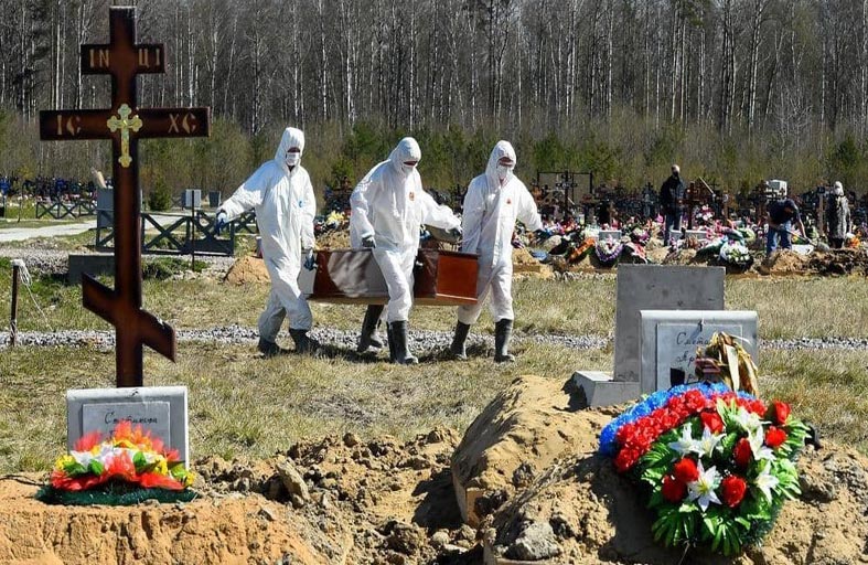 50 ألف وفاة بكوفيد في يوليو بروسيا 