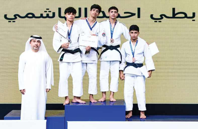 «جودو الإمارات» يحصد 8 ميداليات في افتتاح البطولة العربية بالأردن