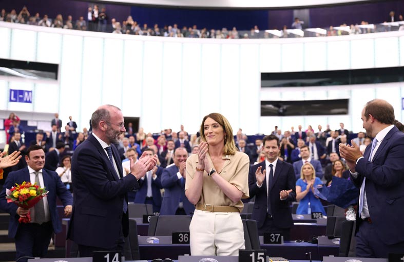 إعادة انتخاب روبرتا ميتسولا رئيســة للبرلمـــان الأوروبــي