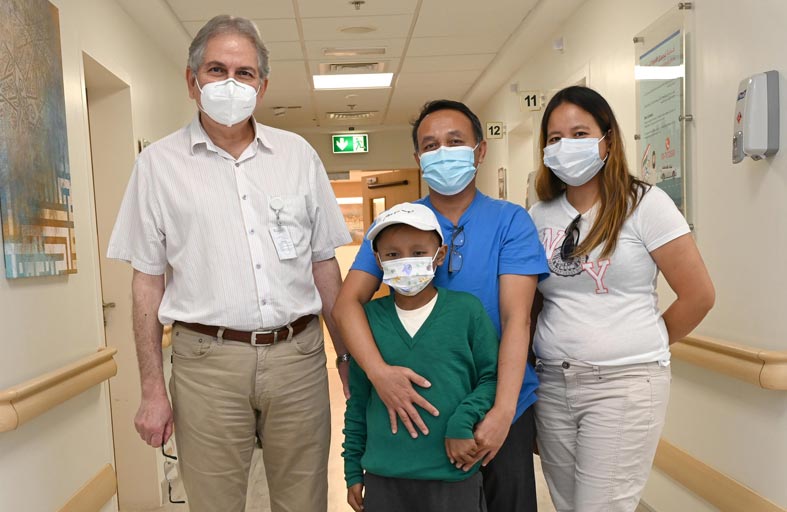 أطباء مستشفى توام ينقذون طفلاً  كان يعاني من انتشار الأورام في جسمه   