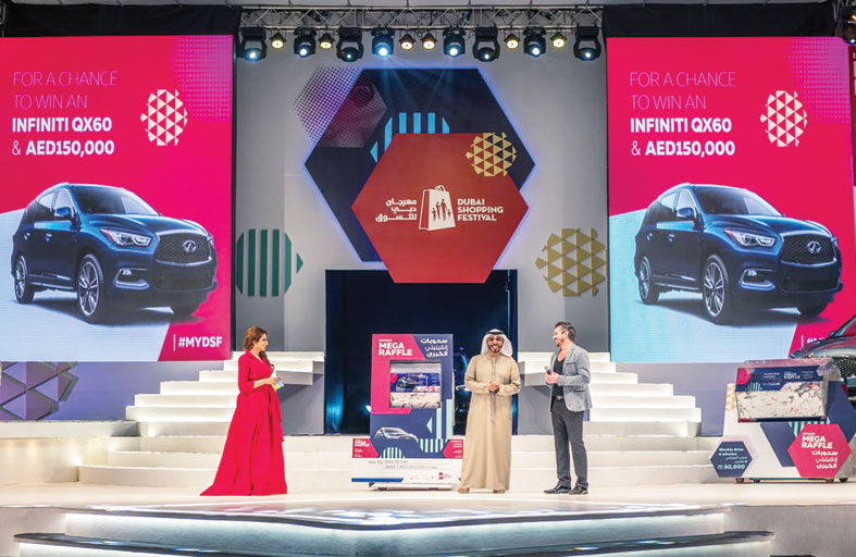 سحوبات مهرجان دبي للتسوق الكبرى تقدم كل يوم سيارة نيسان و100 ألف درهم