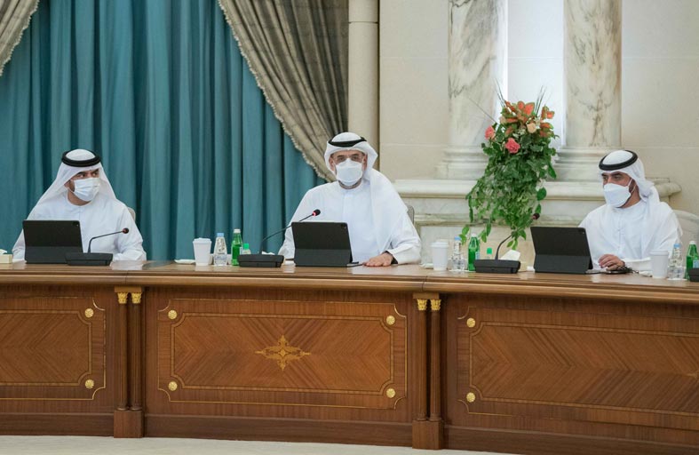ولي عهد الشارقة يترأس اجتماع المجلس التنفيذي
