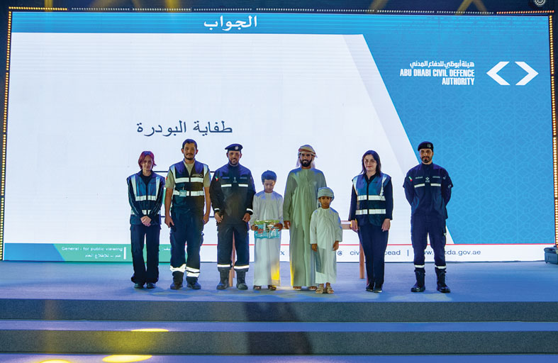 هيئة أبوظبي للدفاع المدني تطلق مخيمها ضمن مهرجان ليوا الدولي 2026 