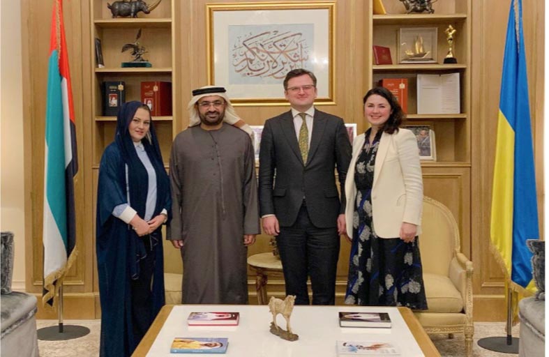 سفير الدولة ووزير الخارجية الأوكراني يبحثان تعزيز التعاون