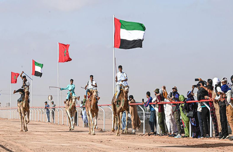 الإعلام المغربي يشيد بالمشاركة الإماراتية المتميزة في موسم طانطان