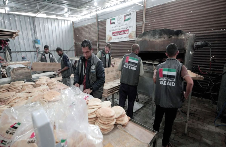 الإمارات تدعم تشغيل المخابز في جنوب غزة ضمن مشروع «الخبز المدعم» عبر عملية الفارس الشهم 3