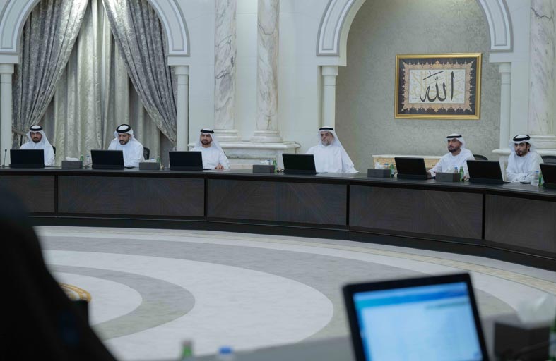 ولي عهد الشارقة يترأس اجتماع المجلس التنفيذي