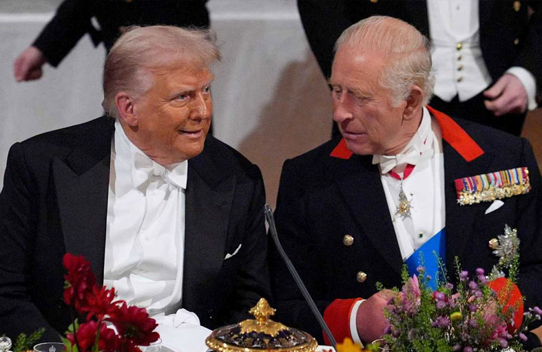 ممنوع الثوم.. قائمة المحظورات في لقاء الملك تشارلز وترامب