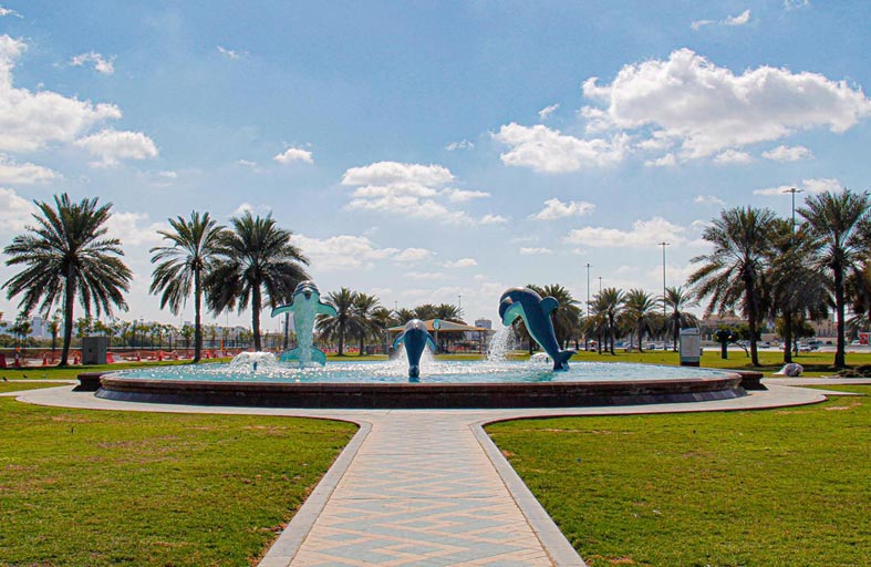 بلدية مدينة أبوظبي تنجز مشروع صيانة و تأهيل حديقة الدولفين