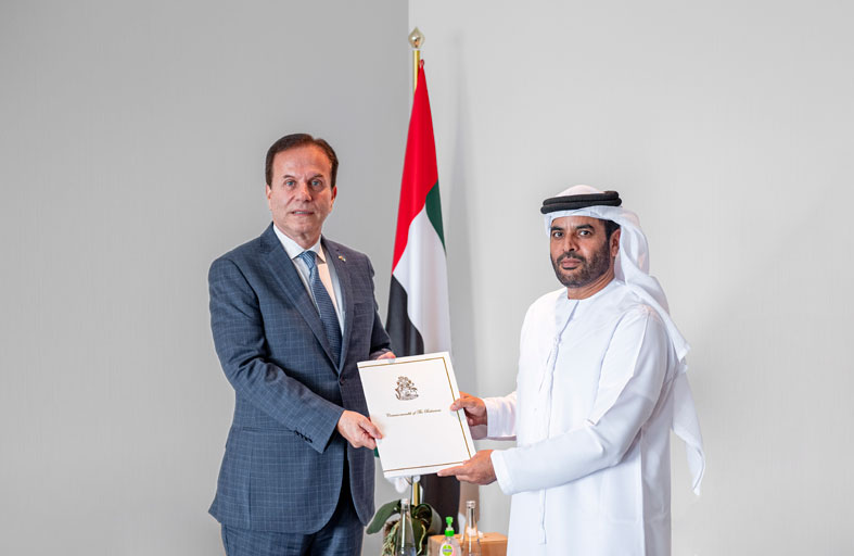 الخارجية تتسلم نسخة من أوراق اعتماد سفير كومنولث جزر البهاما لدى الدولة