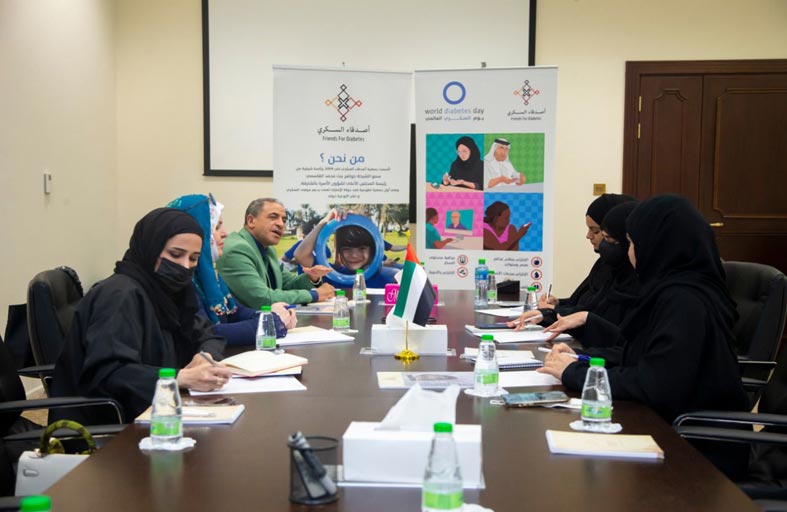 الجامعة القاسمية وجمعية أصدقاء مرضى السكري يبحثان التعاون لتأهيل الطلبة  كسفراء للسكري في مجال التوعية