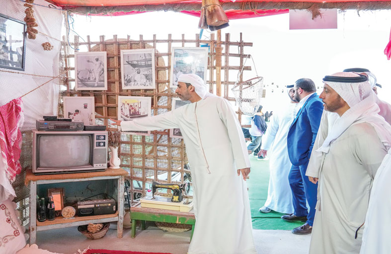 معرض المقتنيات القديمة في مهرجان الياسات يستعيد ذاكرة الأجداد  