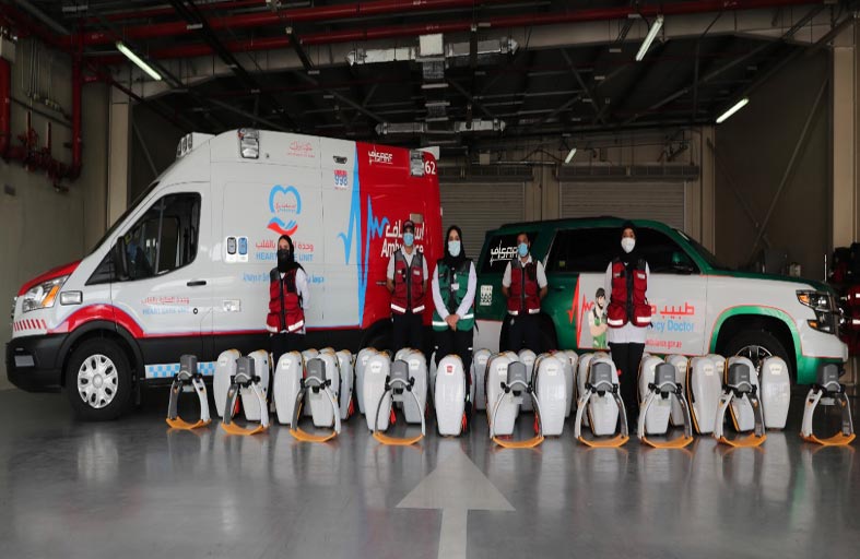 إسعاف دبي تدشن 50 جهازا متطورا للإنعاش القلبي الرئوي