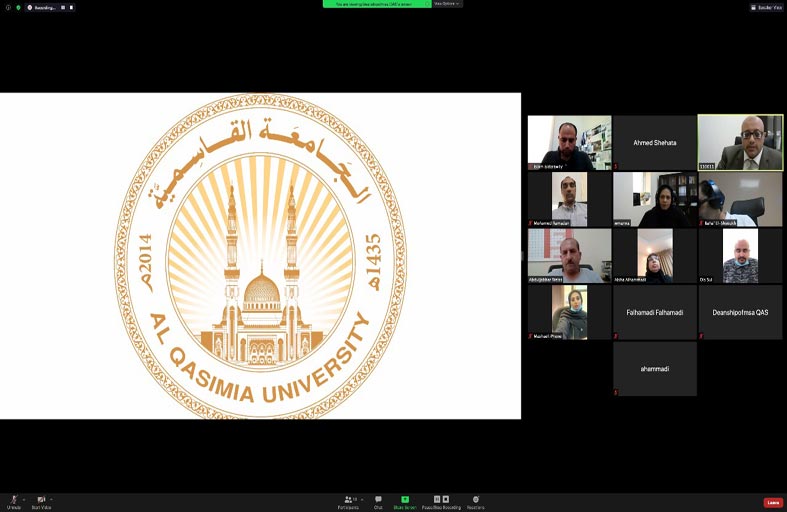شؤون طلبة الجامعة القاسمية تبحث آليات خطتها السنوية لتطوير مهارات الطلبة ودعم الموهوبين وتعزيز تواصلهم مع مجتمع الإمارات
