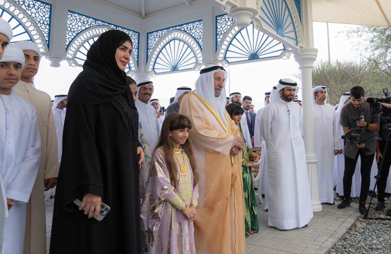 حاكم الشارقة يفتتح مشروع الطهر العربي ضمن التوسعة الجديدة لمركز الحفية لصون البيئة الجبلية