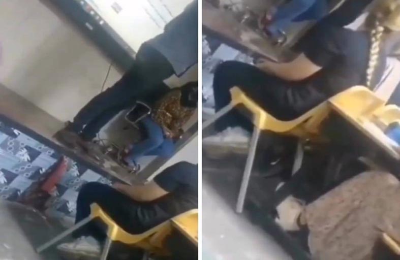 معلم عراقي يهين طالبة.. و يثير الغضب