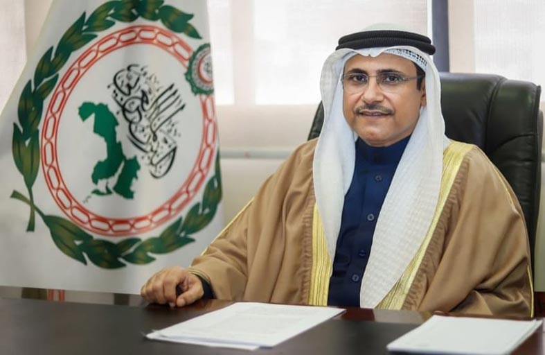 رئيس البرلمان العربي يدين استهداف مقر رئيس بعثة الإمارات في الخرطوم