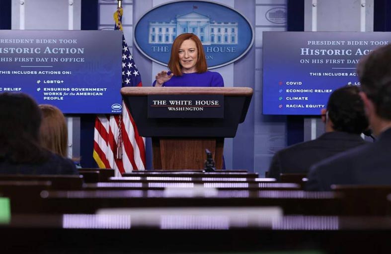 جين بساكي، الوجه الجديد للبيت الأبيض ...!