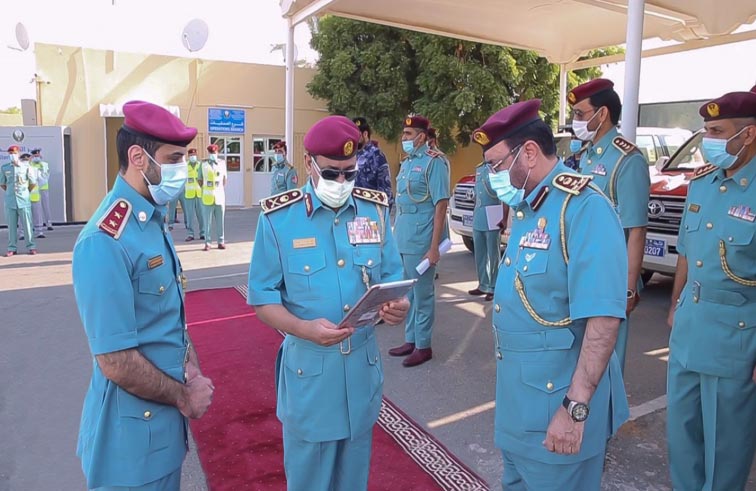 قائد عام شرطة رأس الخيمة يدشن مبادرة السلامة المرورية التزام ومسؤولية