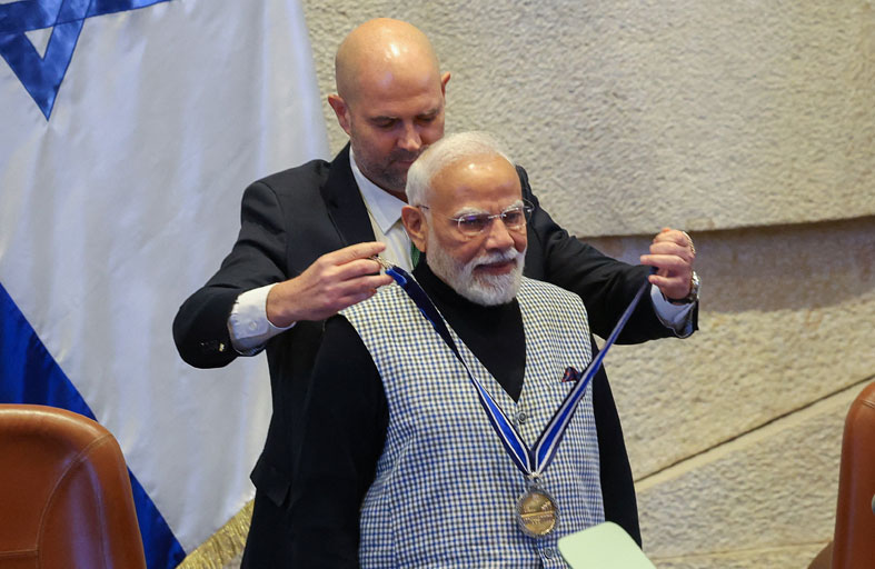 منح مودي «وسام الكنيست» يثير جدلاً سياسياً في إسرائيل