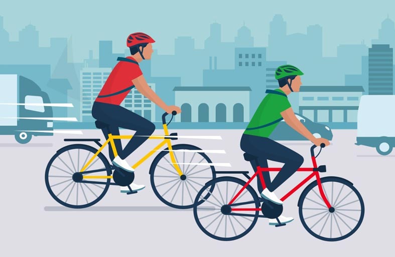 شرطة أبوظبي تدعو مستخدمي الدراجات الهوائية للالتزام بإرشادات السلامة