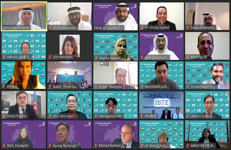 مبارك الشامسي يترأس الجمعية العمومية لمنظمة مهارات آسيا العالمية 