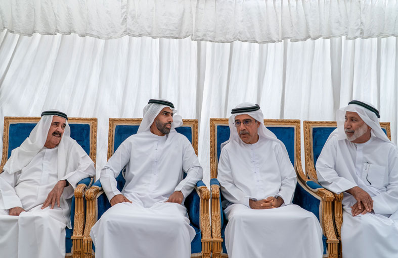 خالد بن سعود يعزي في وفاة أحمد عبدالله الزعابي