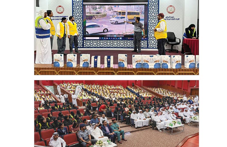 شرطة أبوظبي تعزز التوعية المرورية لسائقي ومشرفي الحافلات المدرسية