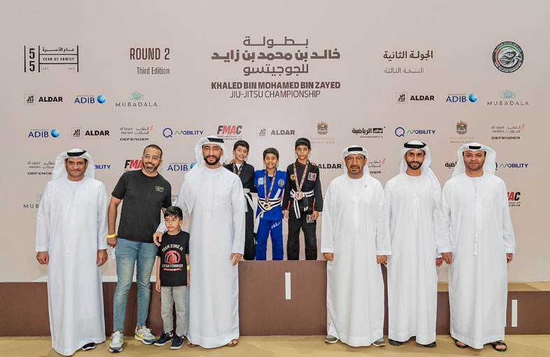 بني ياس بطلاً والعين وصيفاً للجولة الثانية من بطولة خالد بن محمد بن زايد للجوجيتسو 