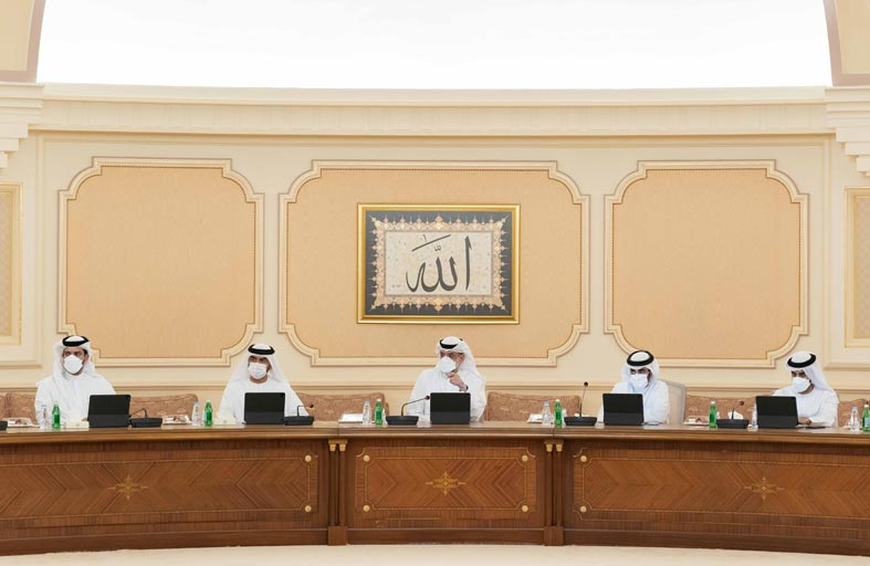 ولي عهد الشارقة يترأس اجتماع المجلس التنفيذي