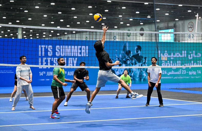 صيف أبوظبي الرياضي يشهد حضوراً واسعاً قبيل انطلاق تحديات «أبطال الصيف»