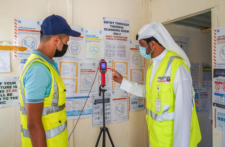 استمرار عمليات الرقابة والتفتيش على المساكن العمالية بمنطقة الظفرة 