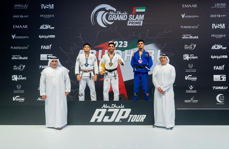 خالد الشحي : بطولة العالم على رأس أولوياتي بعد ذهبية «جراند سلام أبو ظبي» للجوجيتسو