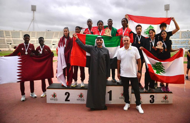 «ألعاب القوى» يختتم مشاركته في بطولة «غرب آسيا» بالمركز الثاني