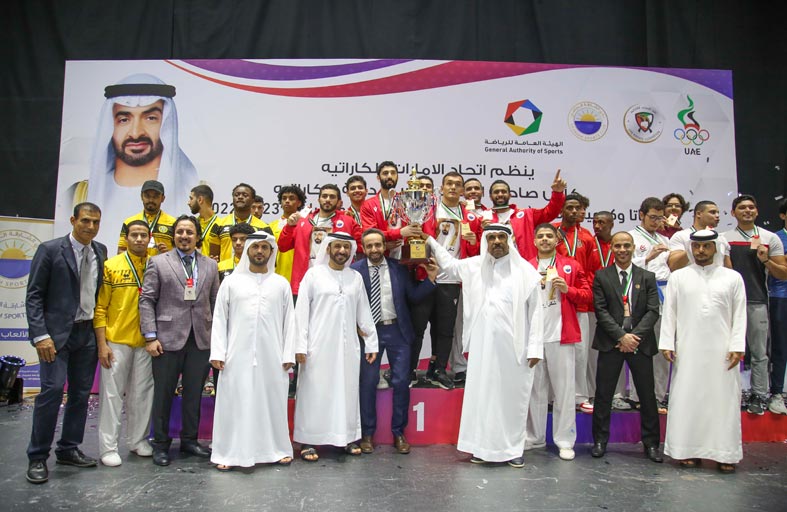 نادي الشارقة بطلاً لكأس رئيس الدولة للكاراتيه