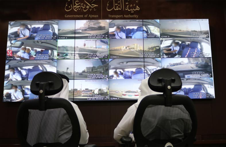 3760 كاميرا مراقبة بمركبات الأجرة في عجمان   