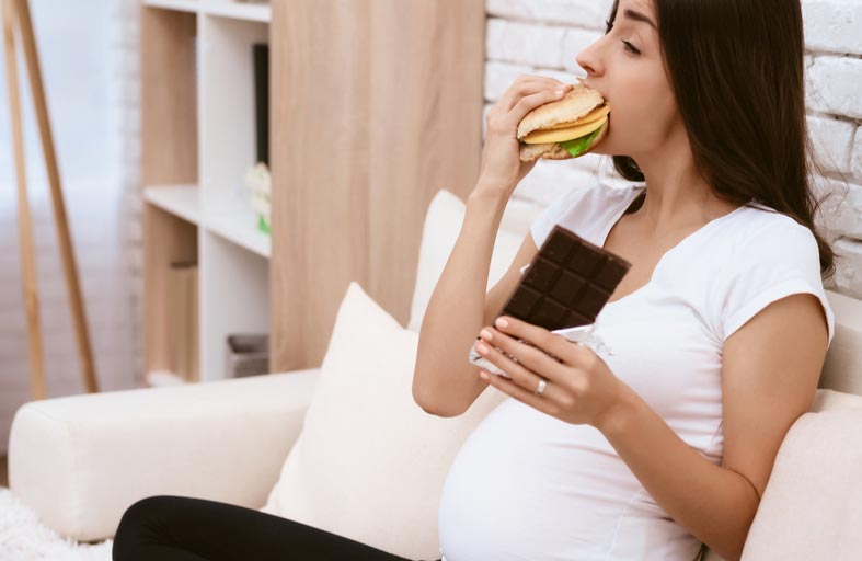 تأثير الإفراط في تناول الطعام على الحمل