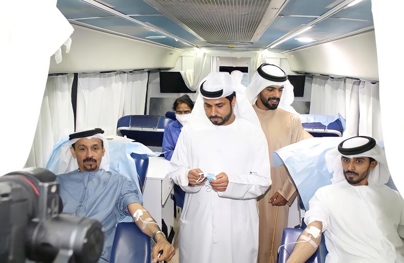 مبادرة للتبرع بالدم في حفل زفاف استجابة للحملة الوطنية «بالدماء نرويك يا وطن»