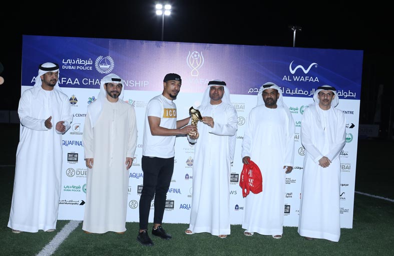«أكاديمية كالتشيو» بطلاً لبطولة الوفاء الرمضانية لشرطة دبي