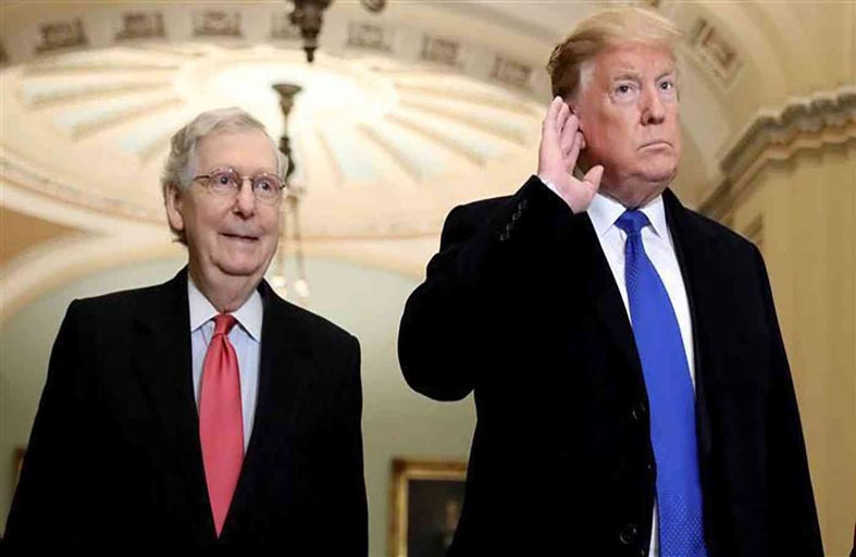 زعيم الجمهوريين يحبط محاولة ترامب تقديم إعانة