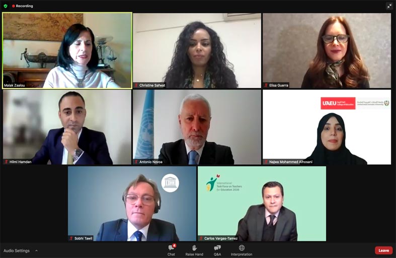 حمدان التعليمية ترعى حواراً تعليمياً تناول مستقبل التربية والتعليم في العالم العربي