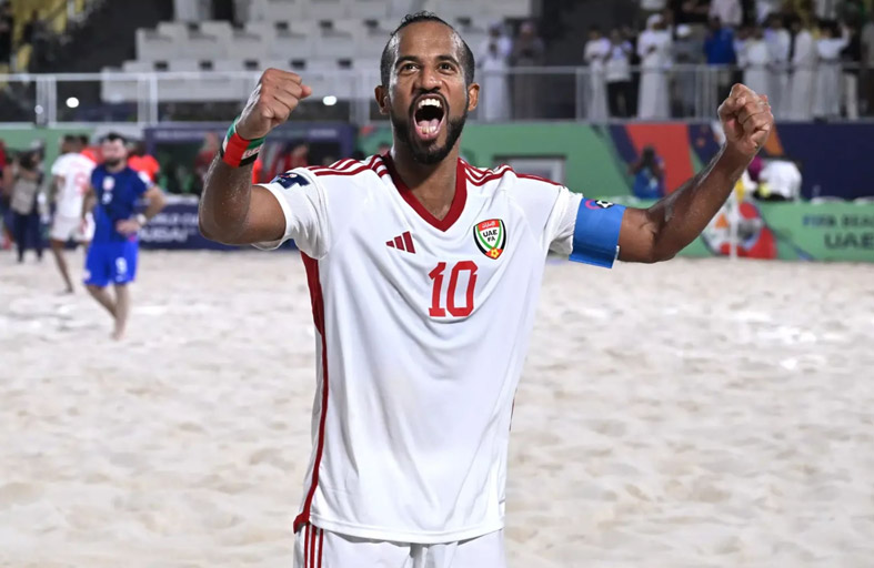 قائد منتخب الإمارات للشاطئية: التأهل لمونديال سيشل 2025 على رأس أولوياتنا