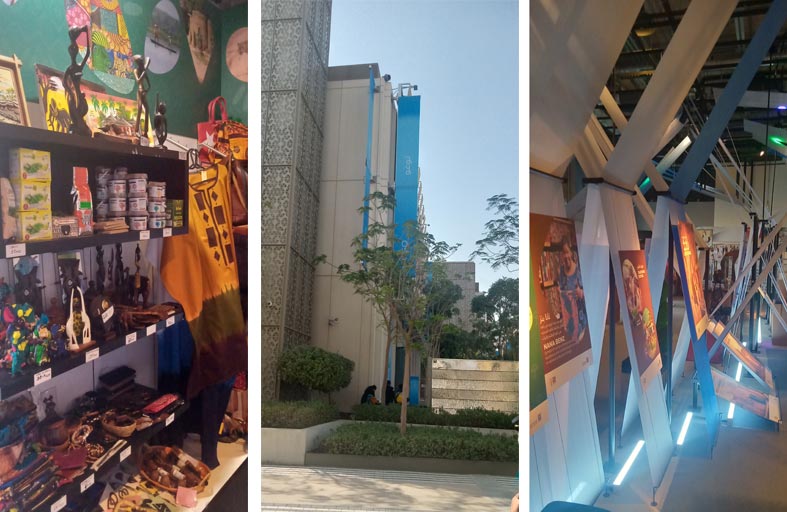 جناح توجو يعرض محاصيله الزراعية ومقتنيات من التماثيل الخشبية في أكسبو 2020 