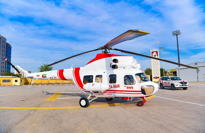 196 طلعة جوية نفذها جناح جو شرطة رأس الخيمة في 2024