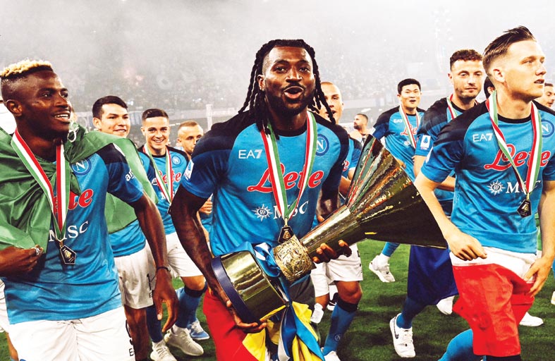 الدوري الإيطالي.. نابولي يفرض سيطرته على جوائز الموسم بعد التتويج باللقب