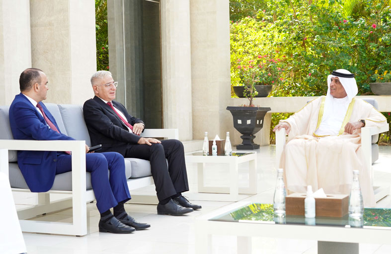 حاكم رأس الخيمة يستقبل سفير دولة إسرائيل